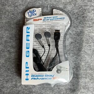 Hip Gear Stereo Earphones for Nintendo Game Boy Advance SP Dual Connector LM549